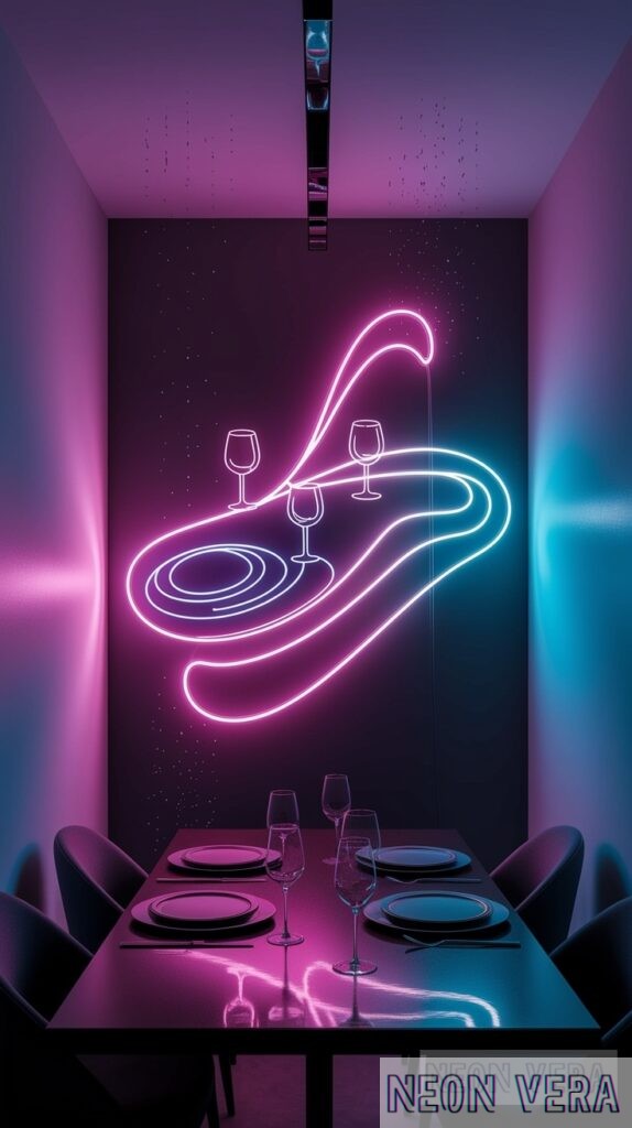 11 eyecatching neon signs for dining rooms perfect for dinner vibes 0003 Abstract Neon Art Designs