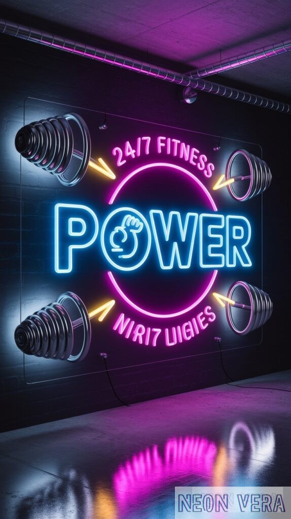 11 neon signs for gyms fitness studios motivate energize clients 0002 Custom Logo Signs for Brand Recognition