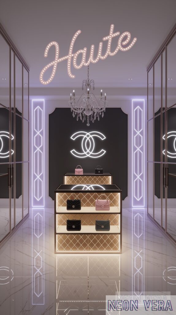 11 neon signs for walkin closets add a luxe glam touch 0006 Haute Couture Inspired Designer Logos