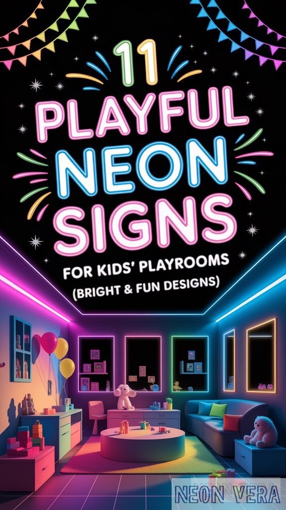 best neon signs for kids playroom