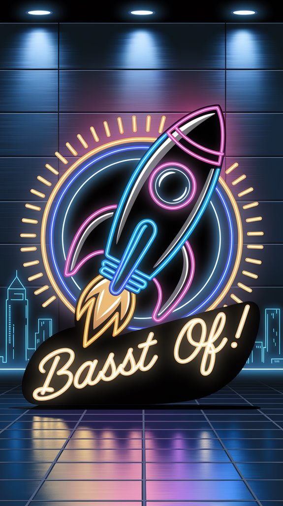 blastoff adventure neon sign blastoff adventure neon sign