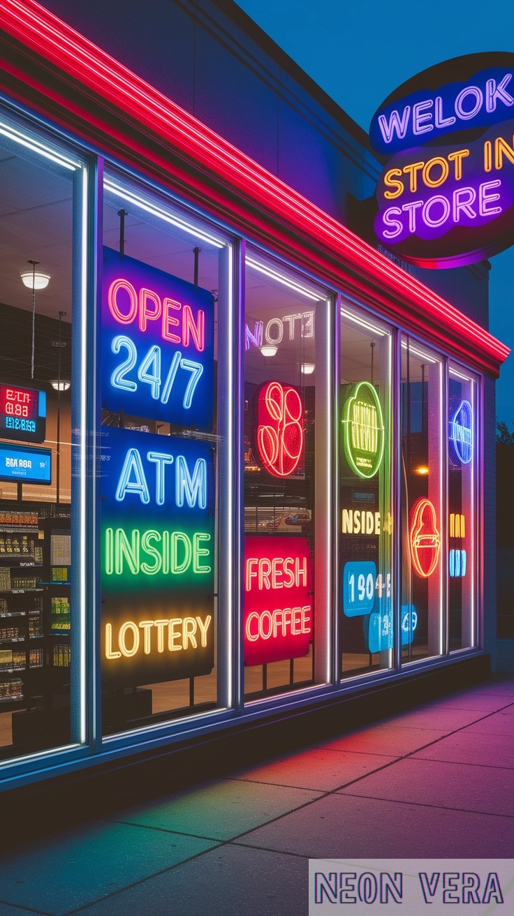 bright neon service indicators bright neon service indicators