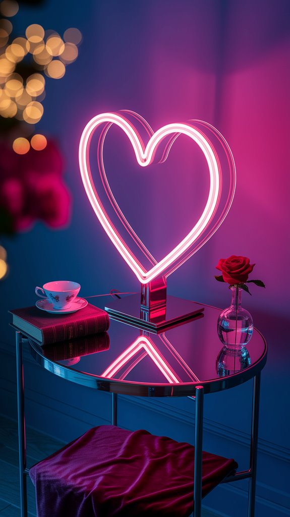 cozy heart shaped neon lamp cozy heart shaped neon lamp