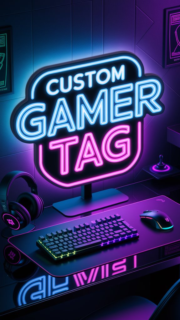 custom neon gamer identity custom neon gamer identity