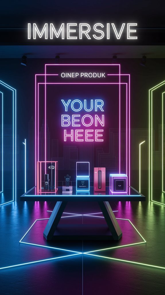 custom neon product displays custom neon product displays