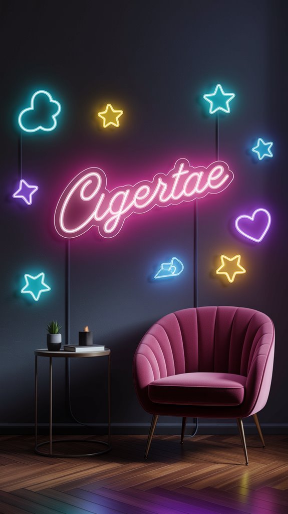 customizable neon name signs 2 customizable neon name signs