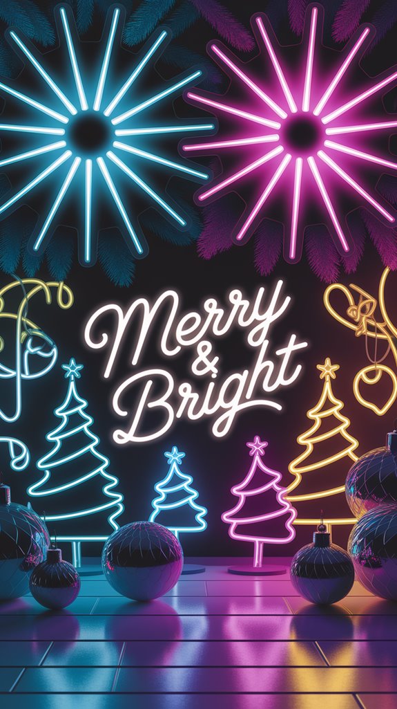 dazzling holiday neon decor dazzling holiday neon decor