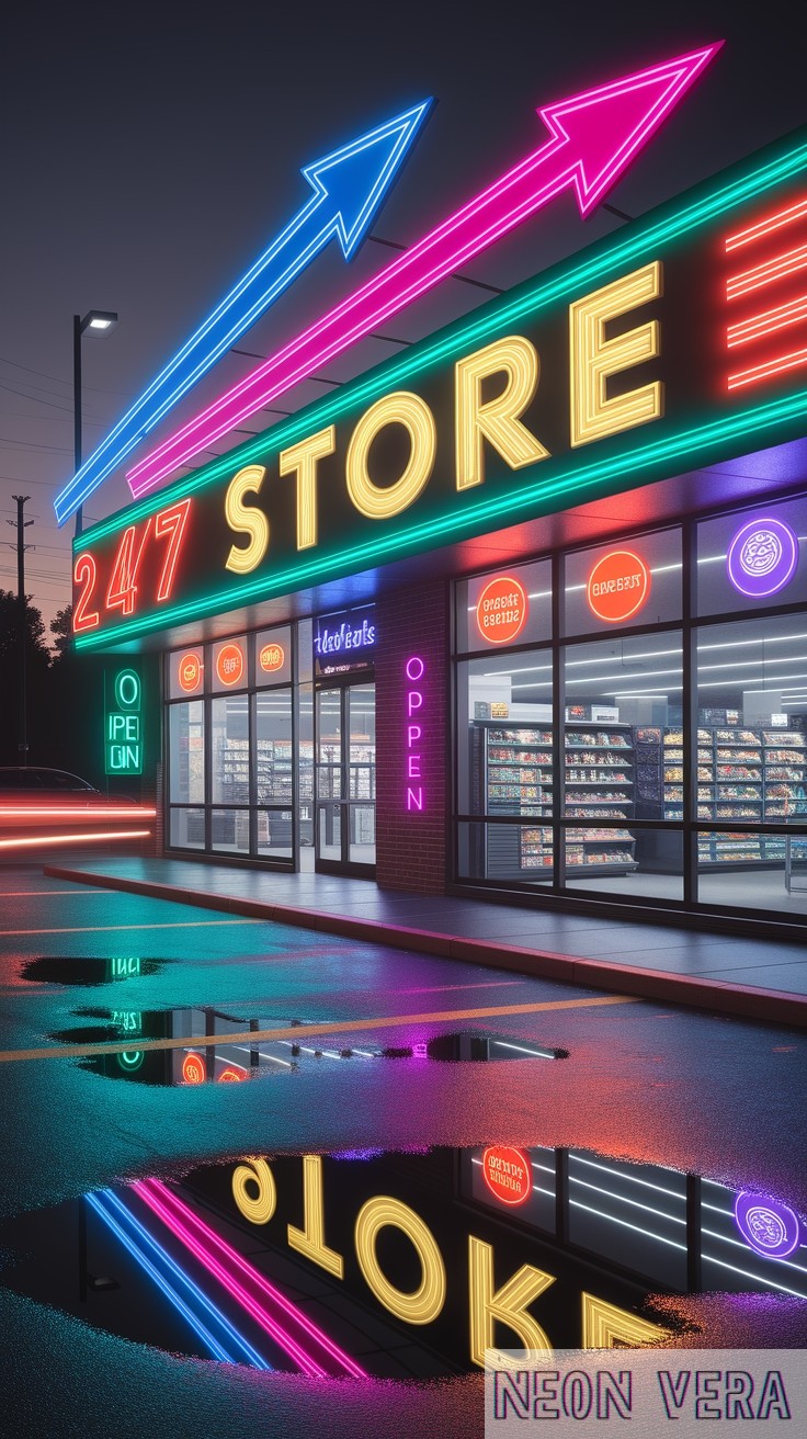 dynamic neon directional signs dynamic neon directional signs