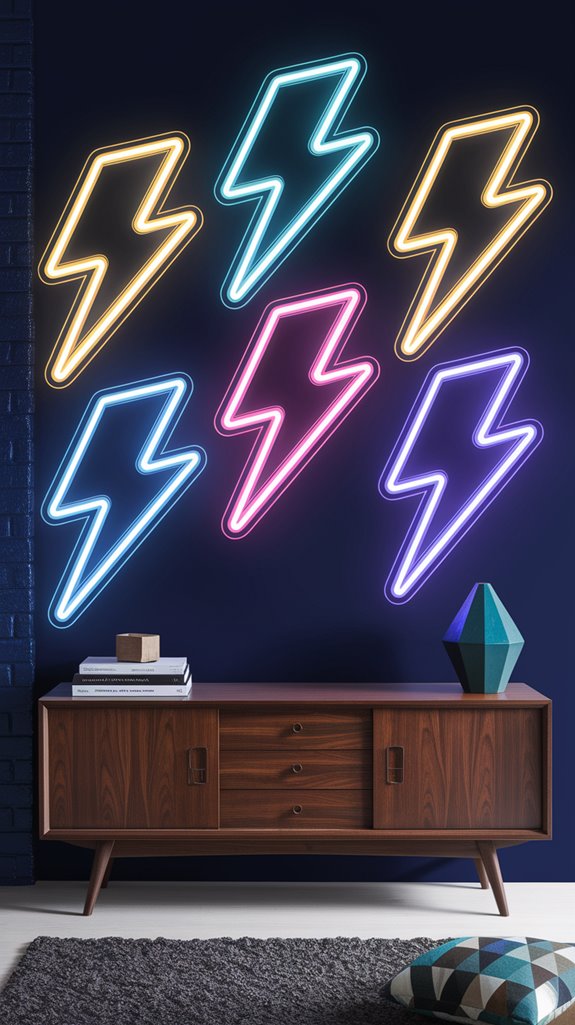 electrifying neon wall art electrifying neon wall art