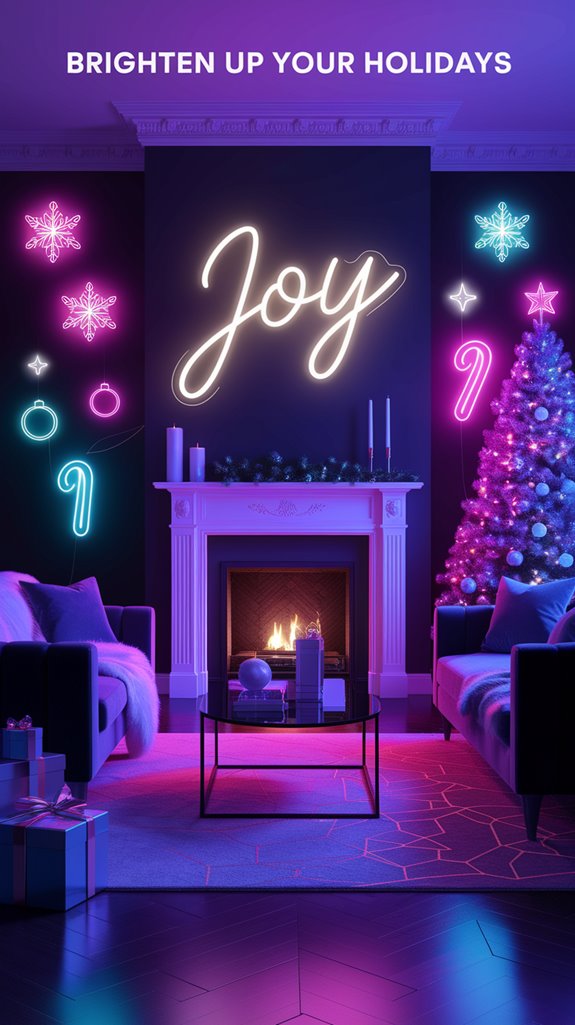 elegant holiday neon decor elegant holiday neon decor