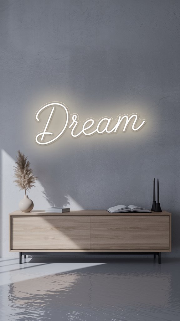 elegant minimalist glow sign elegant minimalist glow sign