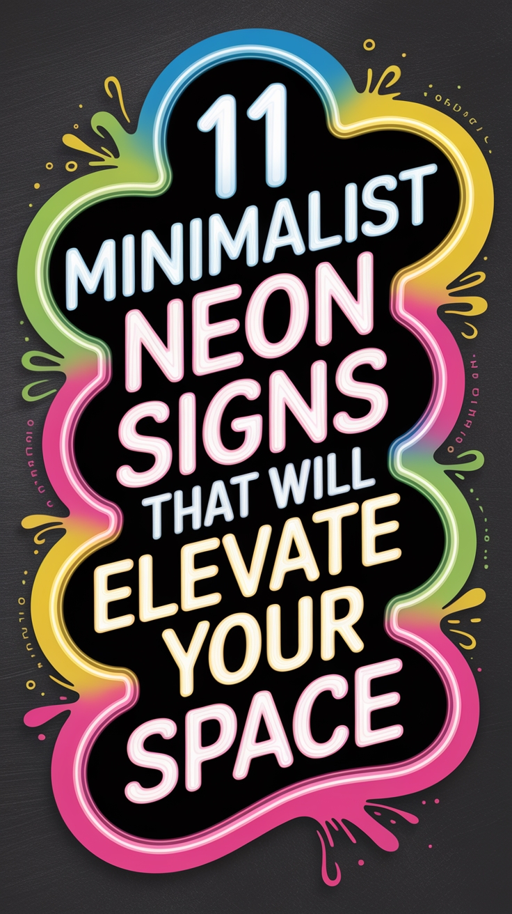 elevate space with neon