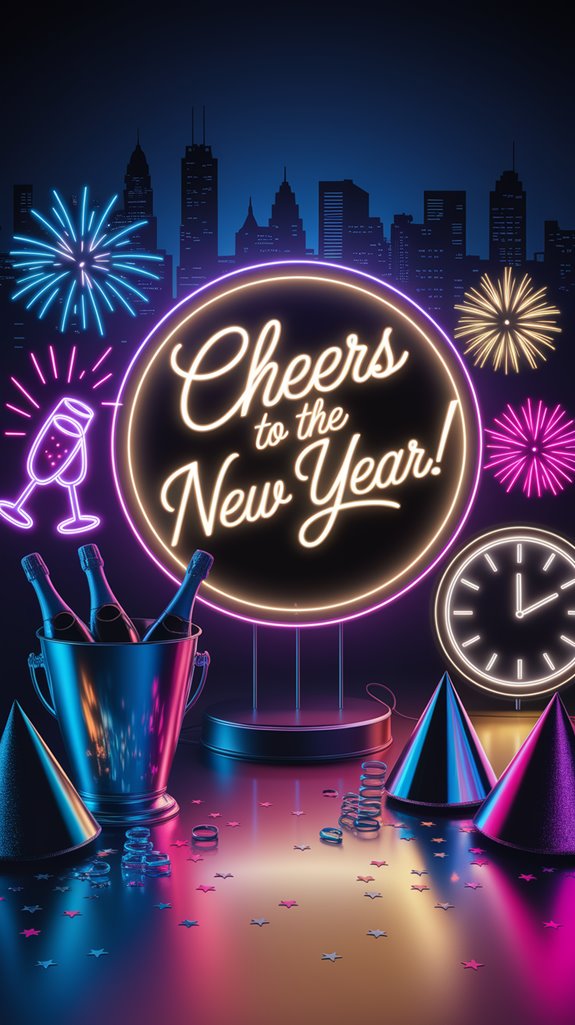 festive neon celebration sign festive neon celebration sign