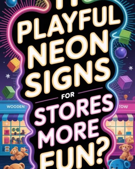 fun neon signs shopping