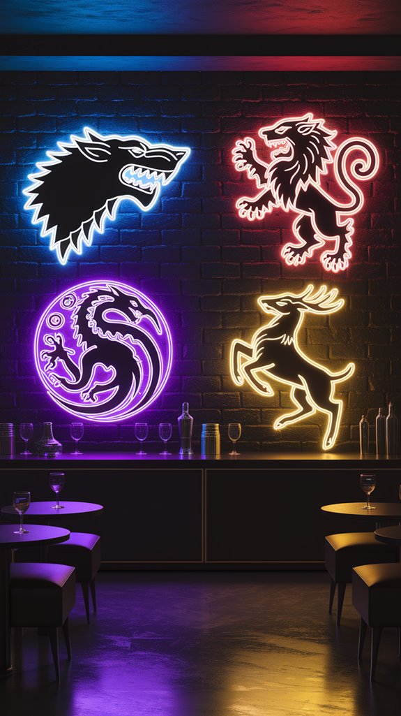 game of thrones neon signs game of thrones neon signs