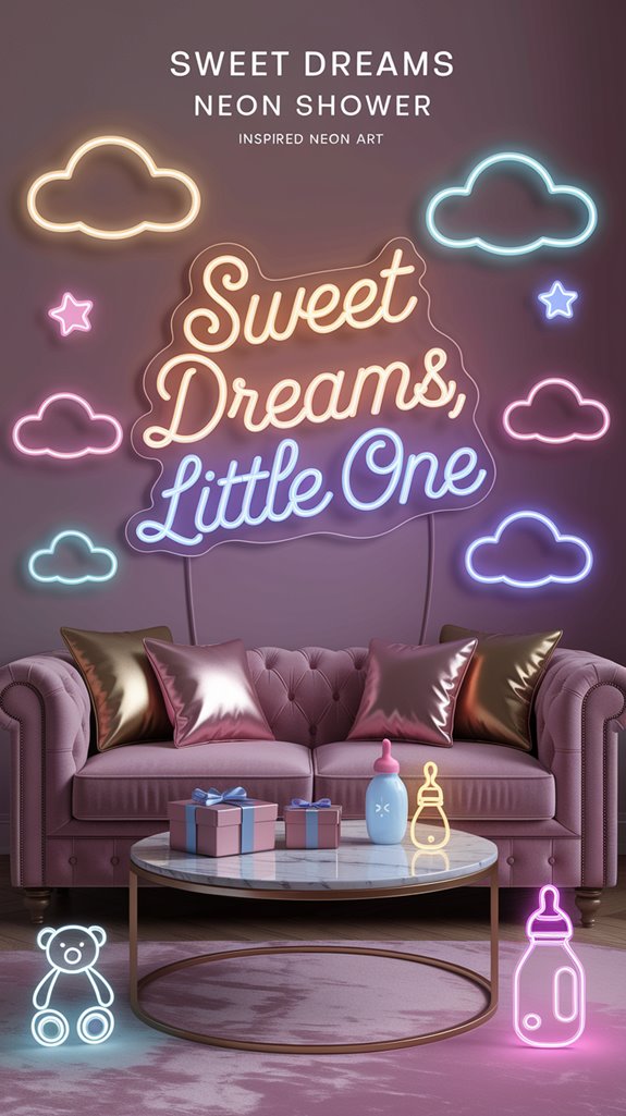 glowing sweet dreams sign glowing sweet dreams sign