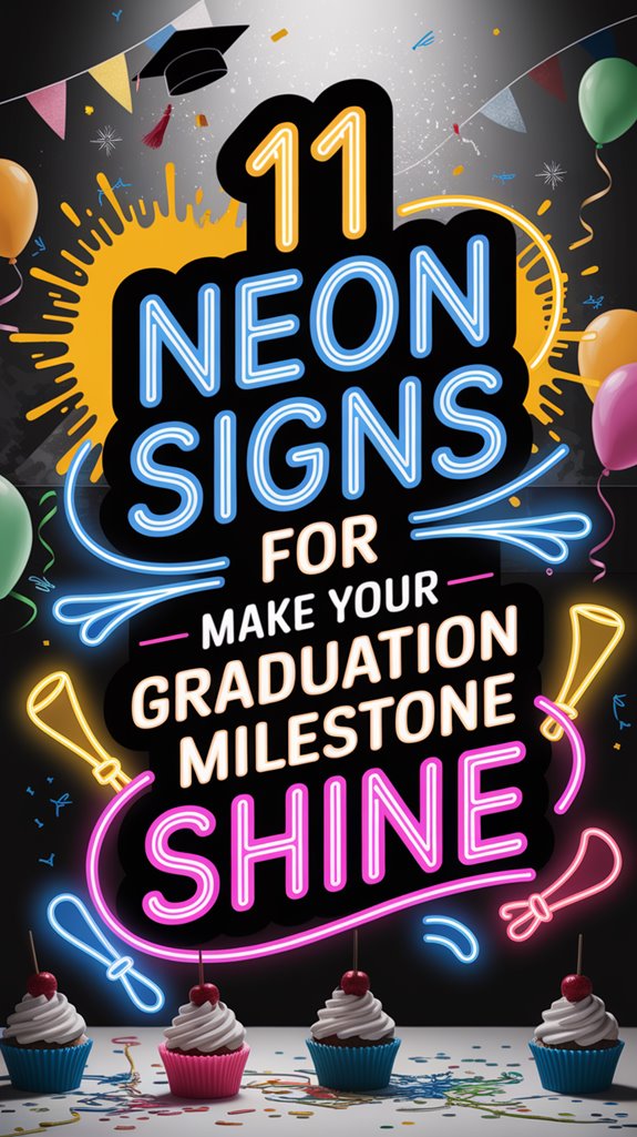 graduation party neon signs graduation party neon signs