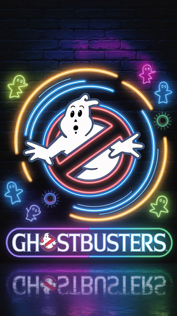 iconic ghostbusters neon sign iconic ghostbusters neon sign