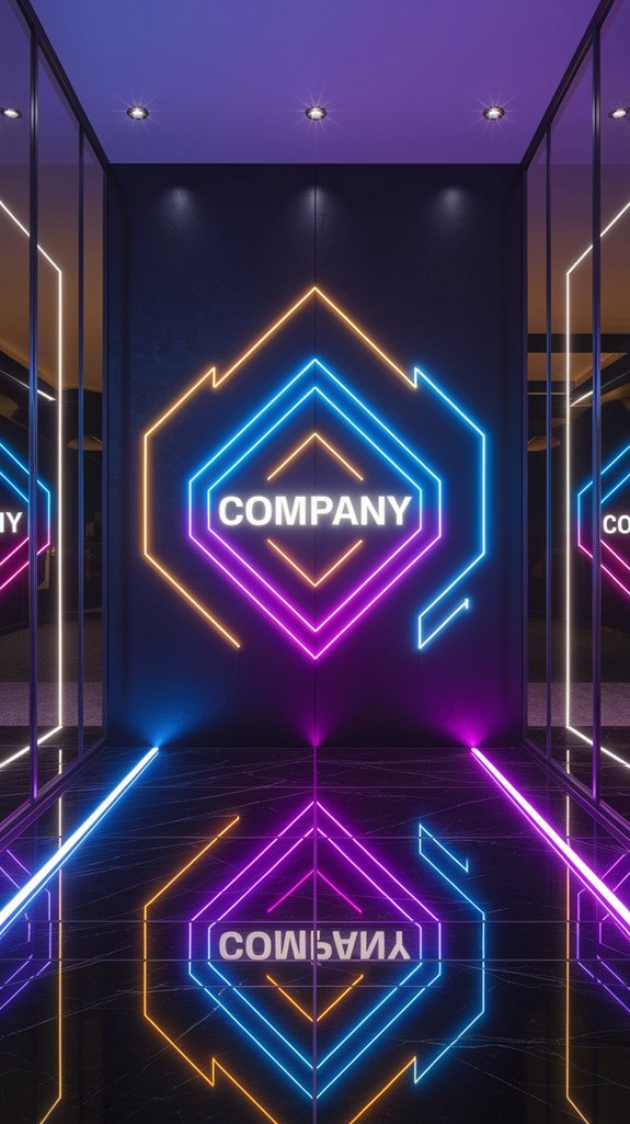 illuminated logo boosts visibility illuminated logo boosts visibility