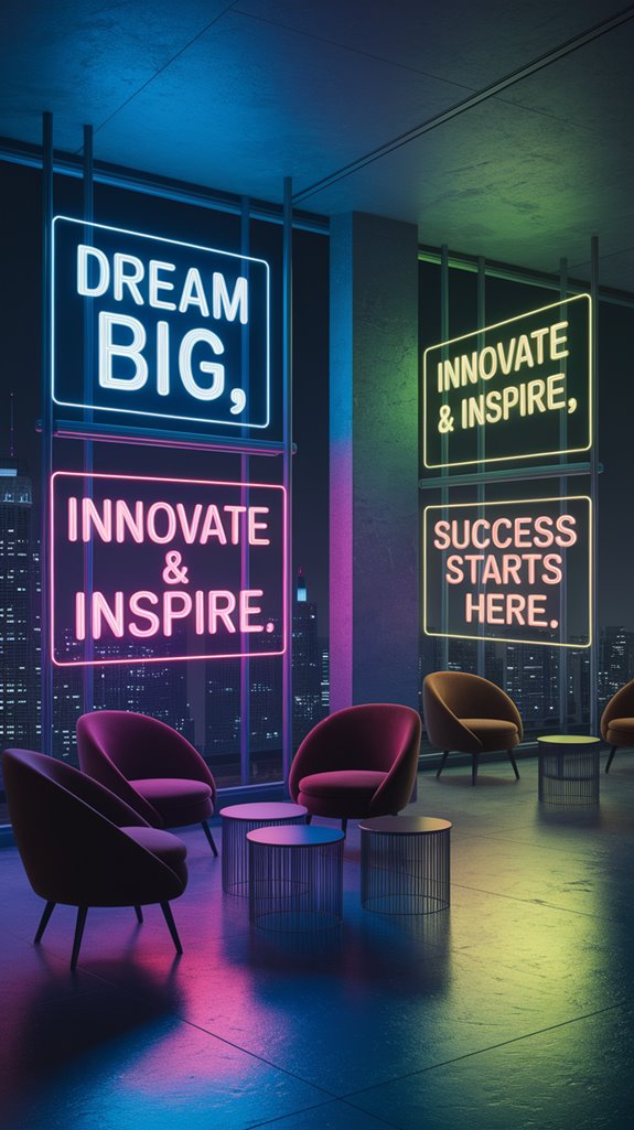 inspiring neon motivational quotes inspiring neon motivational quotes