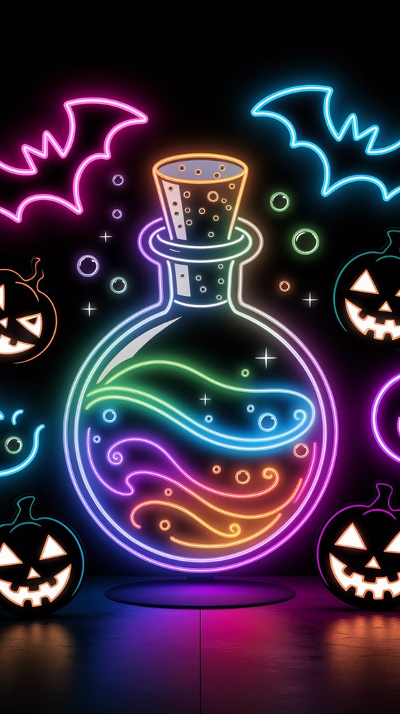 luminous potion bottle decor luminous potion bottle decor