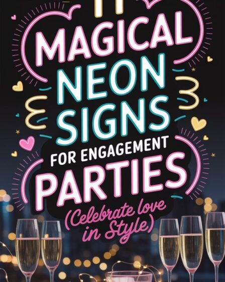magical engagement party decor