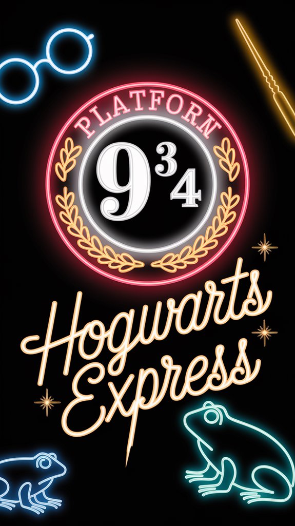 magical hogwarts nostalgia sign magical hogwarts nostalgia sign