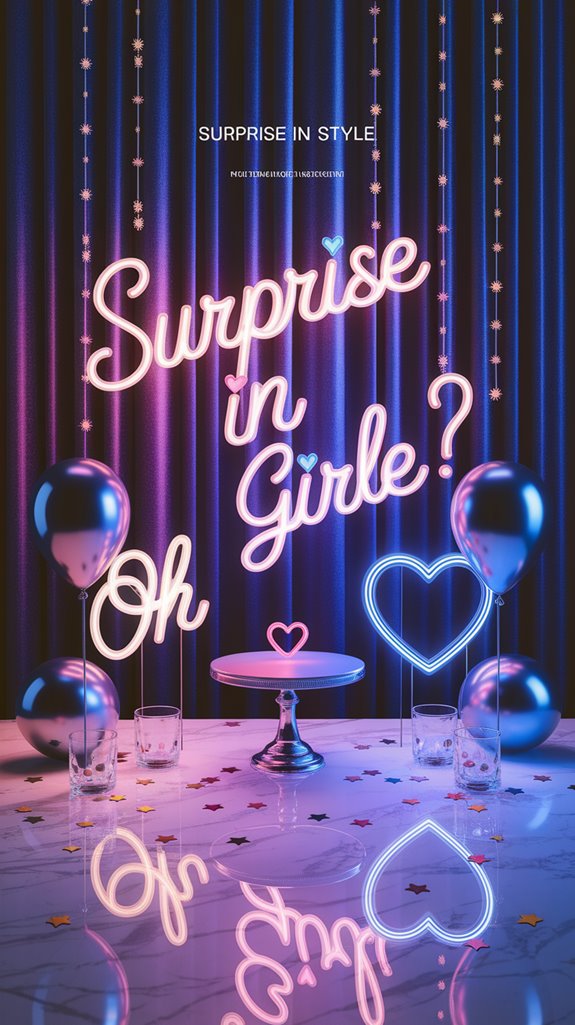 magical neon gender reveal magical neon gender reveal