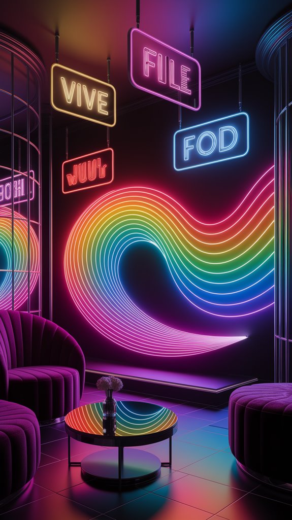 mesmerizing shifting neon colors mesmerizing shifting neon colors