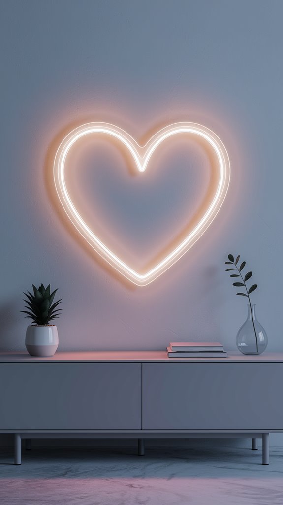 minimalist heart outline decor minimalist heart outline decor