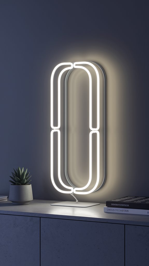 minimalist neon rectangle elegance minimalist neon rectangle elegance