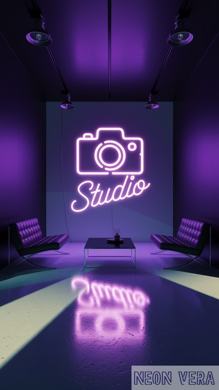 minimalist neon studio accents minimalist neon studio accents