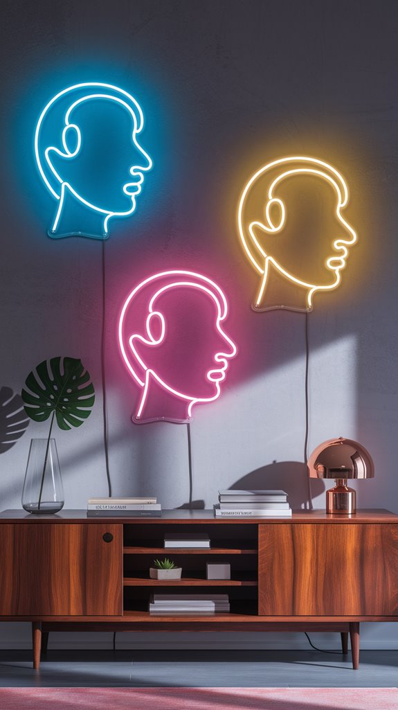 minimalist neon wall art minimalist neon wall art