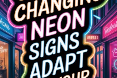 mood responsive neon signs