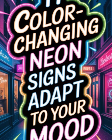 mood responsive neon signs