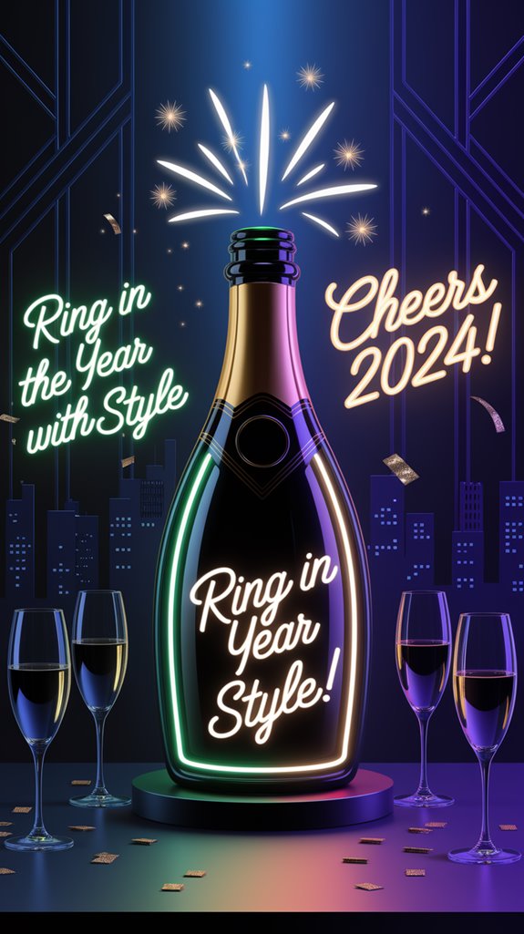 neon champagne celebration sign neon champagne celebration sign