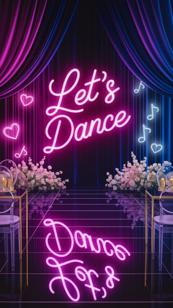 neon dance floor celebration neon dance floor celebration