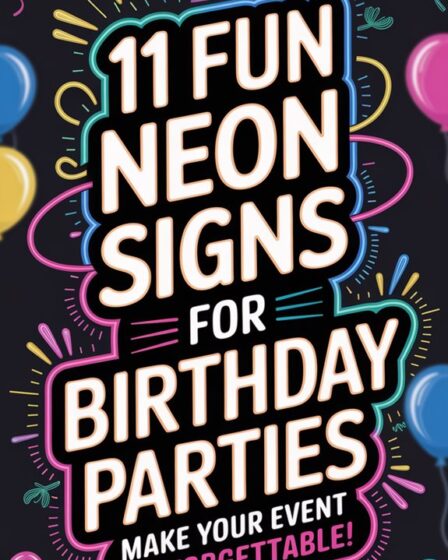 neon signs for celebrations