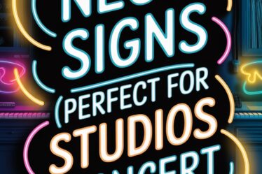 neon signs for music