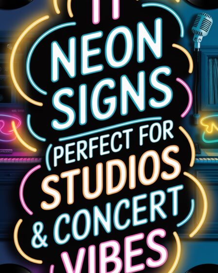 neon signs for music