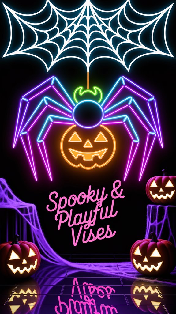 neon spider web decoration neon spider web decoration