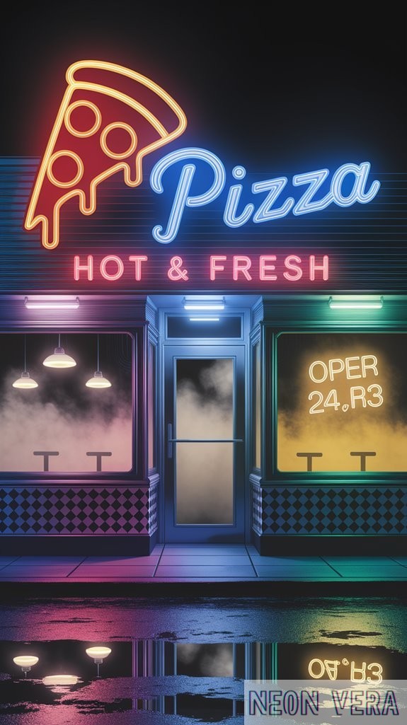 nostalgic neon pizza allure nostalgic neon pizza allure