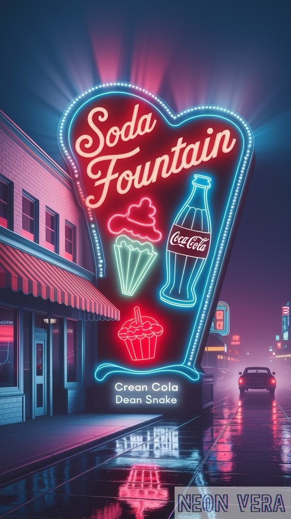 nostalgic retro soda experience