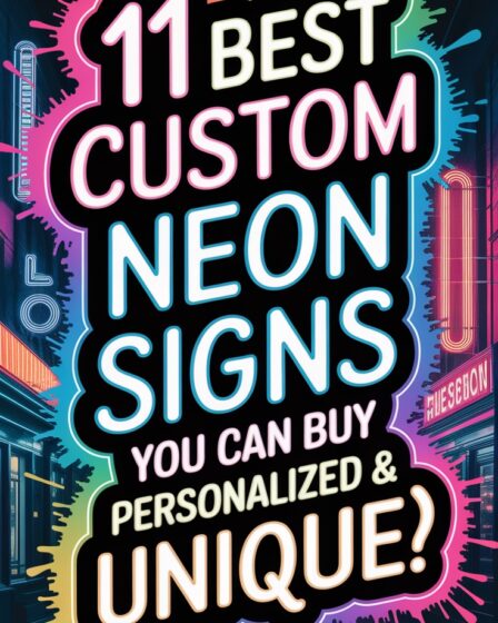 personalized custom neon signs