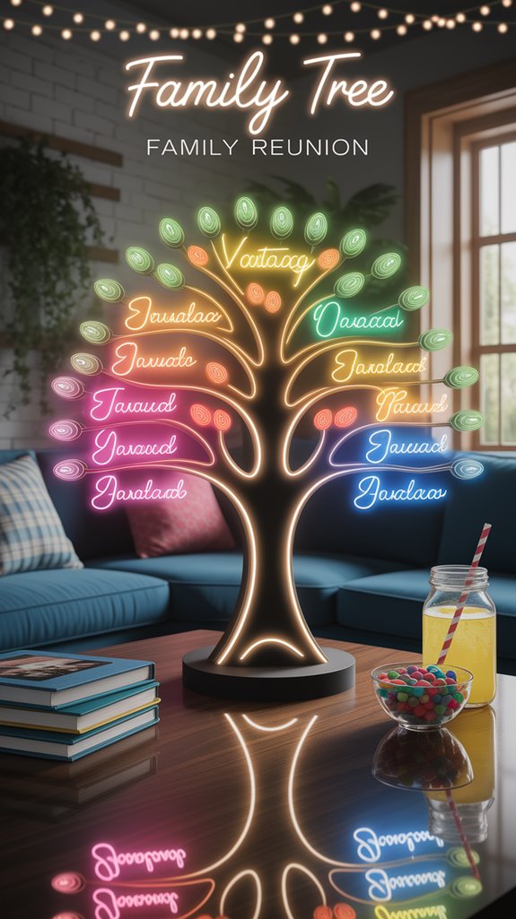 personalized neon family heritage personalized neon family heritage