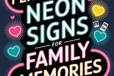 personalized neon family signs
