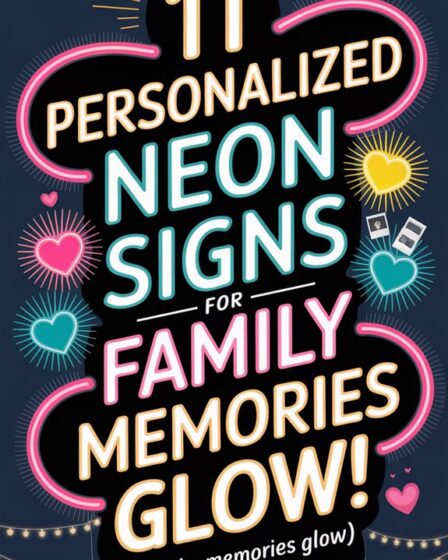 personalized neon family signs