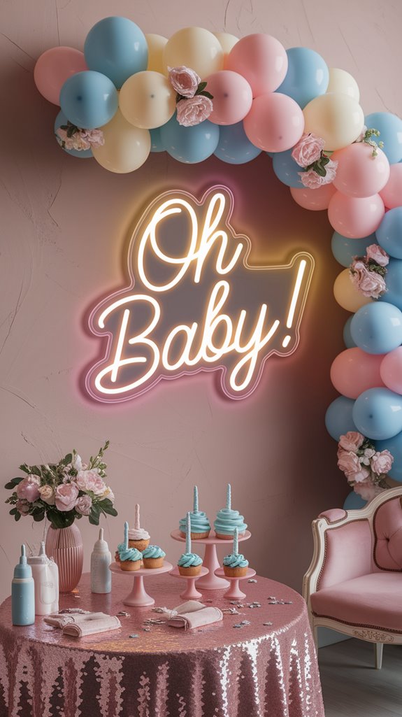 playful neon baby decor playful neon baby decor