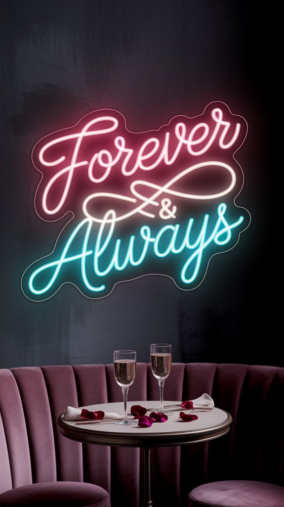 romantic anniversary neon sign romantic anniversary neon sign
