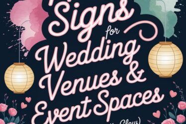 romantic neon wedding decor